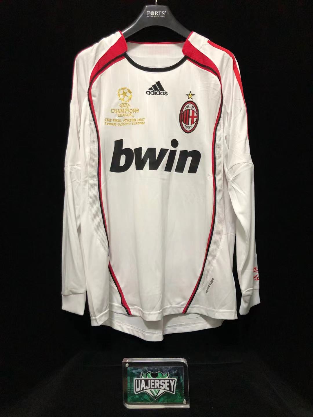Gemme Banyan Kæmpe stor Kaka AC Milan 2007 Away Long Sleeve Jersey | UAJERSEY