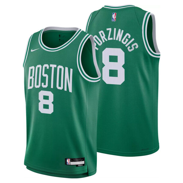 Kristaps Porzingis Kelly Green Boston Celtics 2022-2023 Icon Edition Swingman Jersey