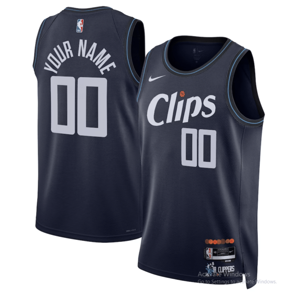 Custom Los Angeles Clippers 2023-24 City Edition Jersey