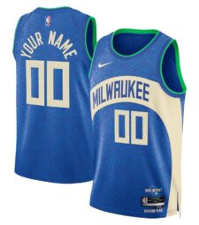 Custom Milwaukee Bucks 2023-24 City Edition Jersey